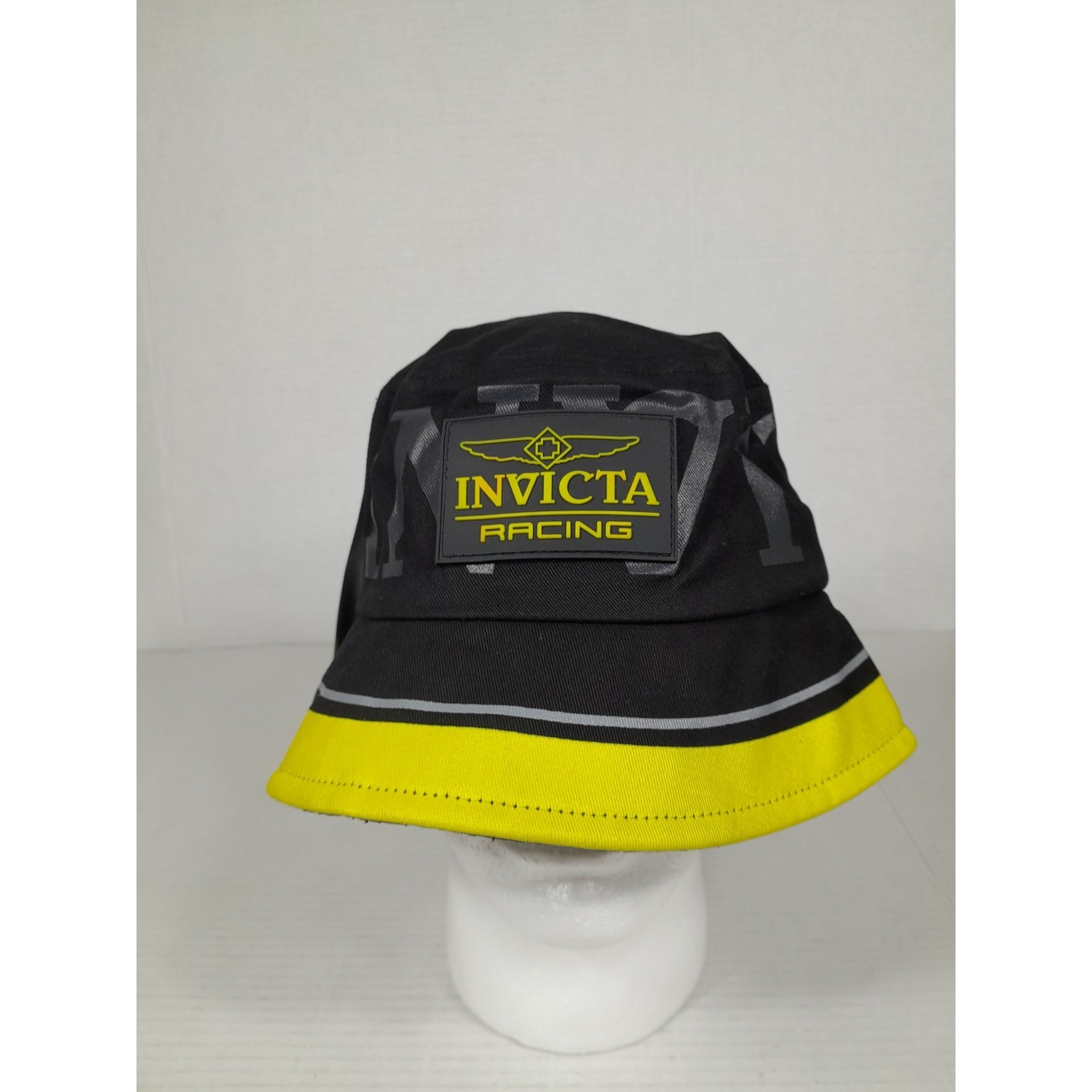 Invicta Racing Black Bucket Hat Watch Car Racing Motorsports One Size